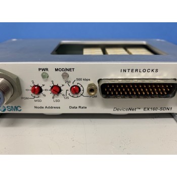 SMC EX160-SDN1 DEVICENET INTERFACE MODULE